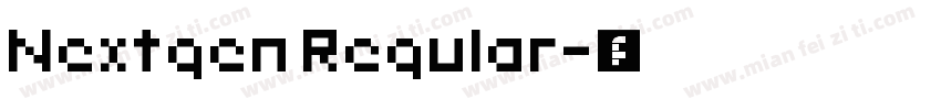Nextgen Regular字体转换